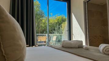 Appartement, salle de bains privée, vue mer (Exécutive) | 1 chambre, literie de qualité supérieure