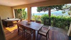 Suite exclusiva, baño en la habitación, vista al mar | Terraza o patio