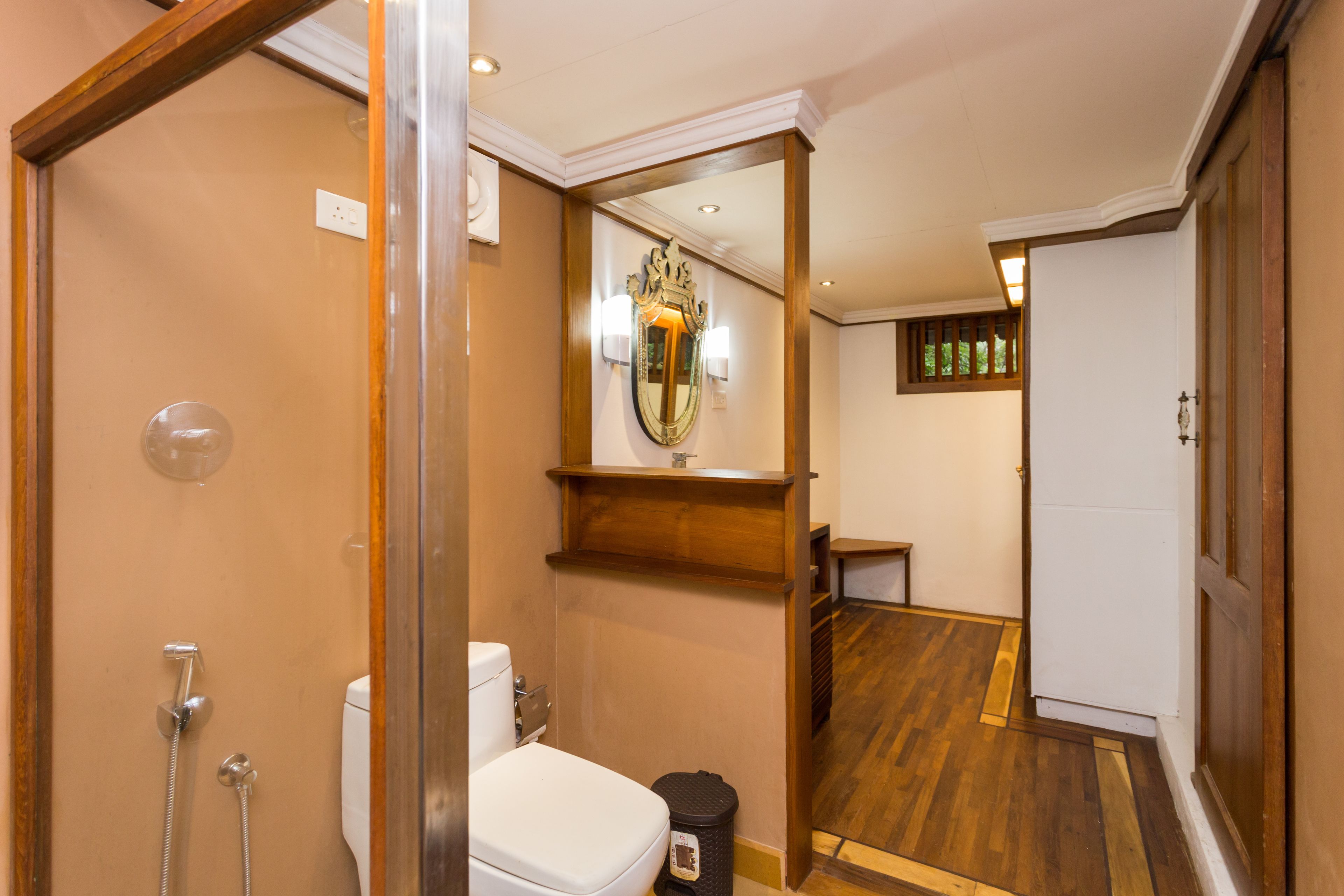 superior double room, 1 bedroom, beach view, sea facing | bathroom | shower, rainfall showerhead, free toiletries, hair dryer