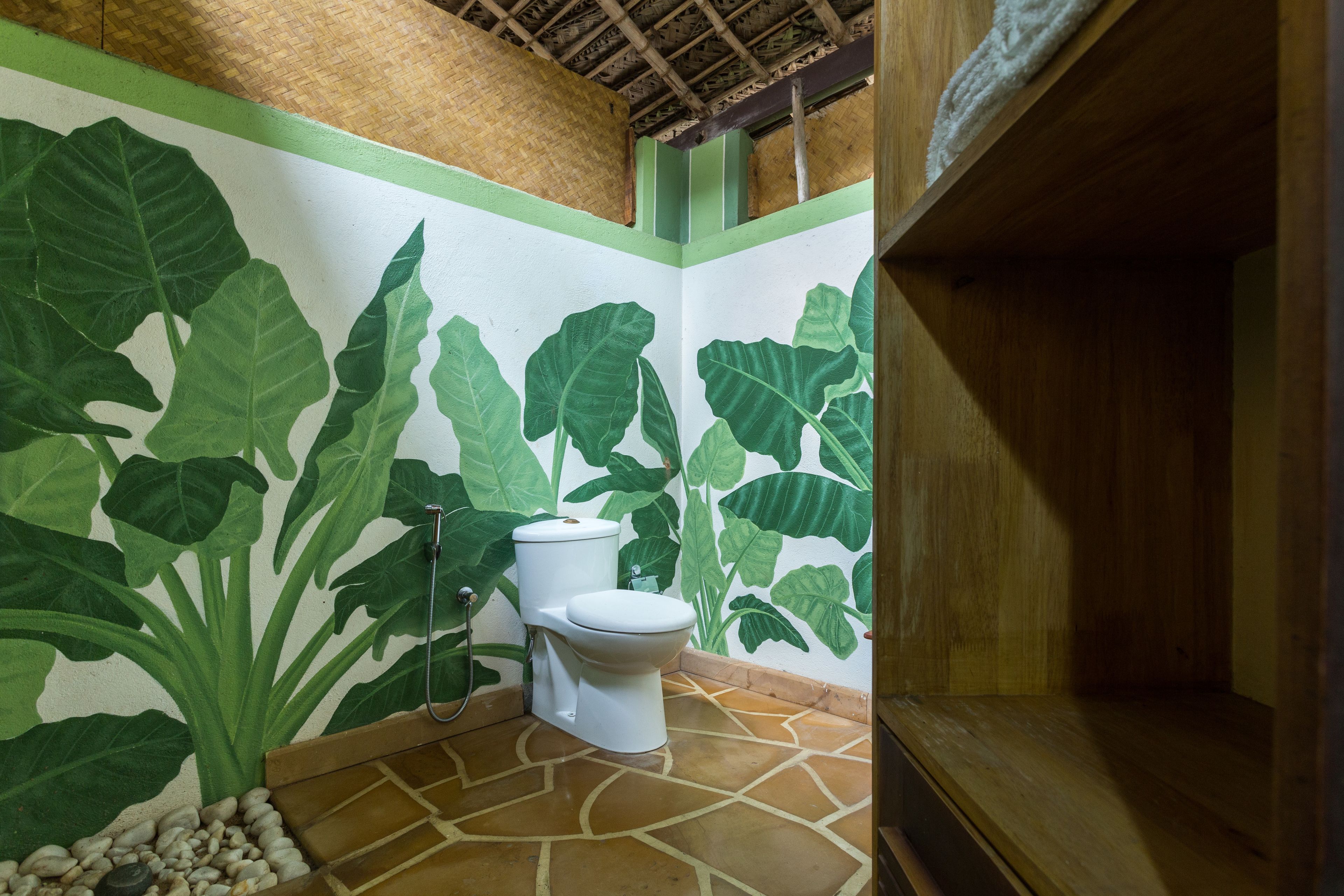 superior double room, 1 bedroom, beach view, sea facing | bathroom | shower, rainfall showerhead, free toiletries, hair dryer