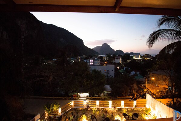 Uitzicht vanuit de kamer