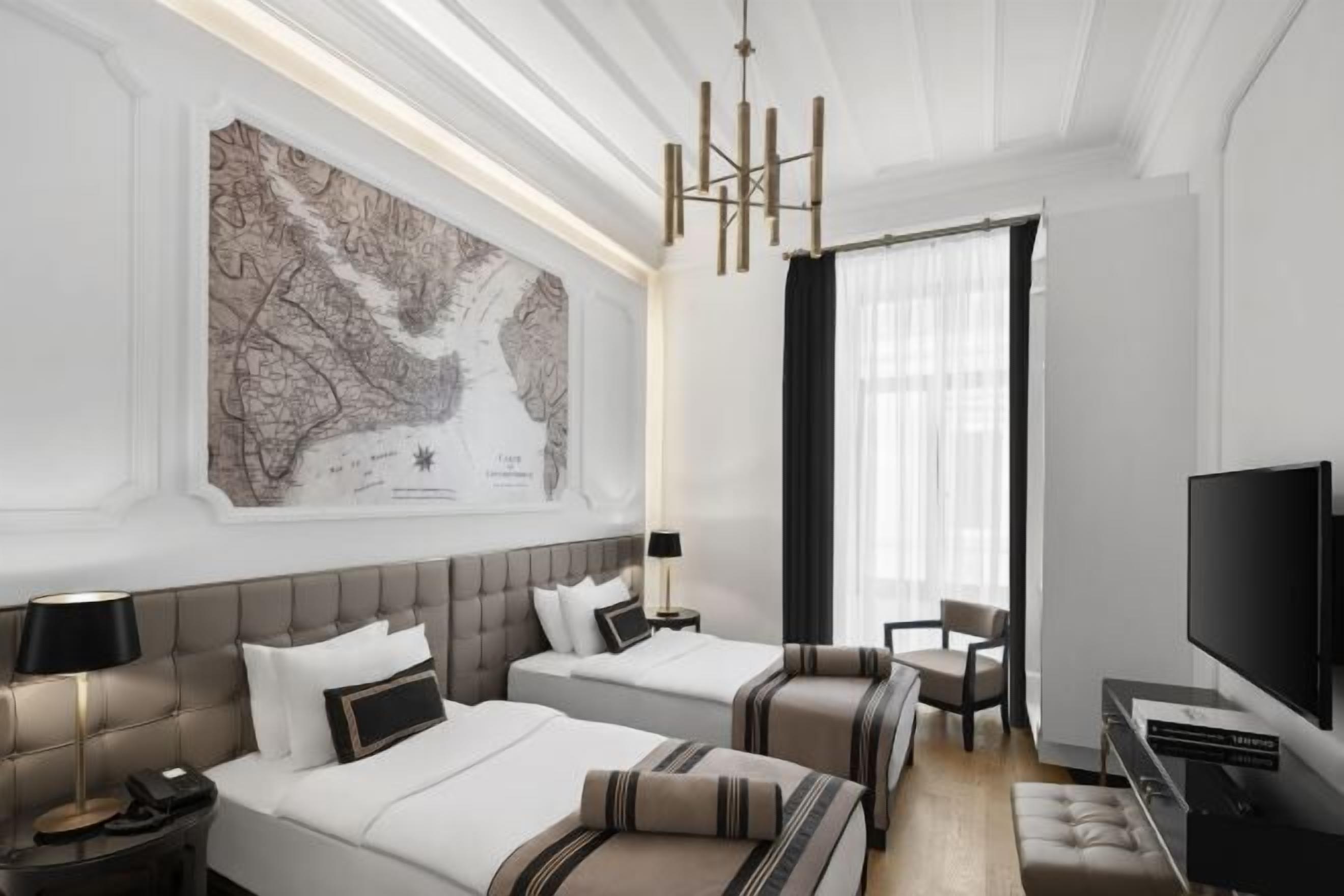 고급 침구, 미니바, 객실 내 금고, 방음 설비