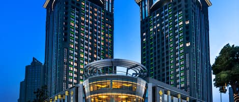 Front of property - evening/night