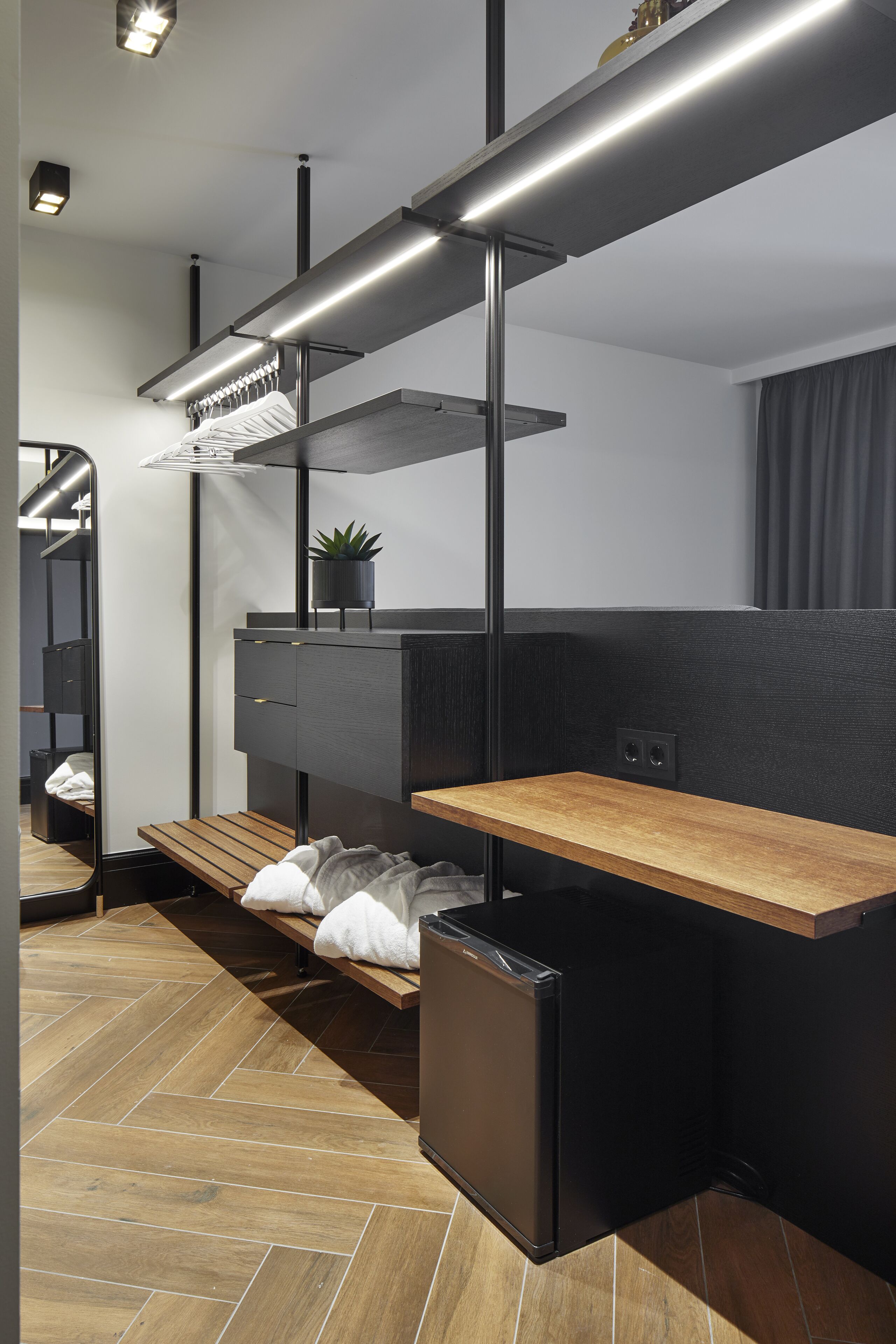 deluxe double room | premium bedding, down duvets, in-room safe, blackout curtains