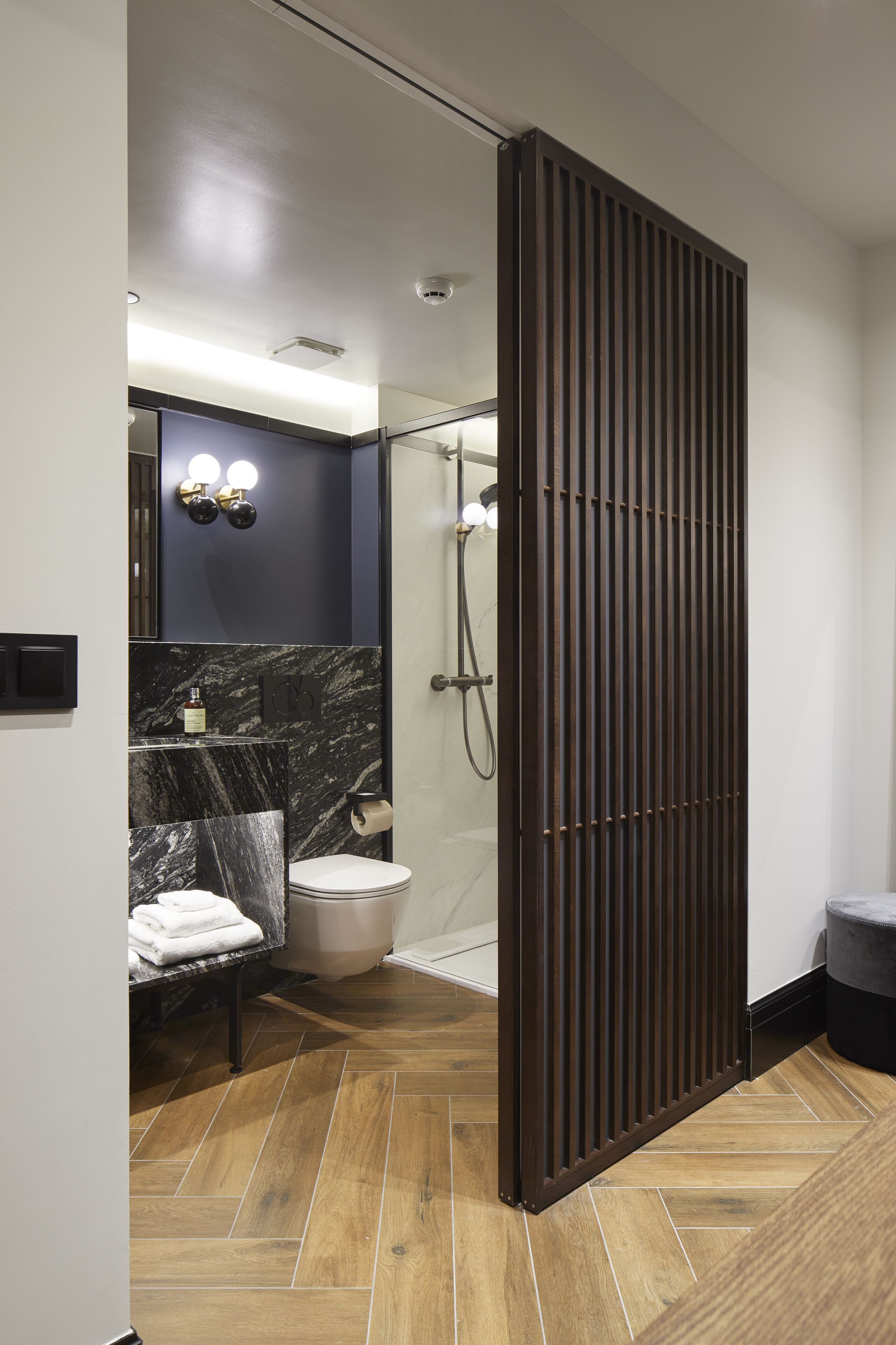 deluxe double room | premium bedding, down duvets, in-room safe, blackout curtains