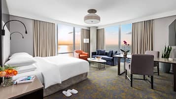 Egyptian cotton sheets, premium bedding, down duvets, pillow-top beds