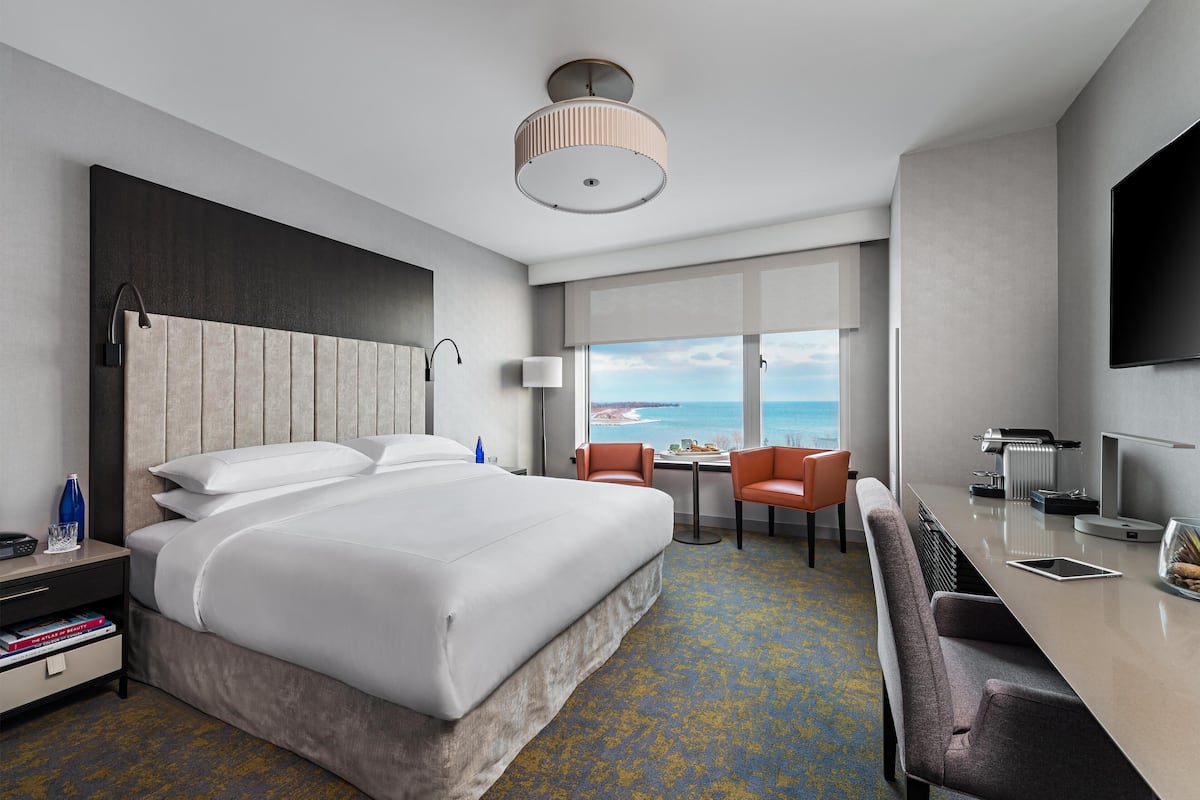 Room, 1 King Bed, Lake View | Egyptian cotton sheets, premium bedding, down comforters, pillowtop beds