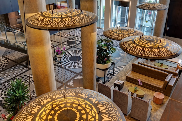 Sala de estar en el lobby