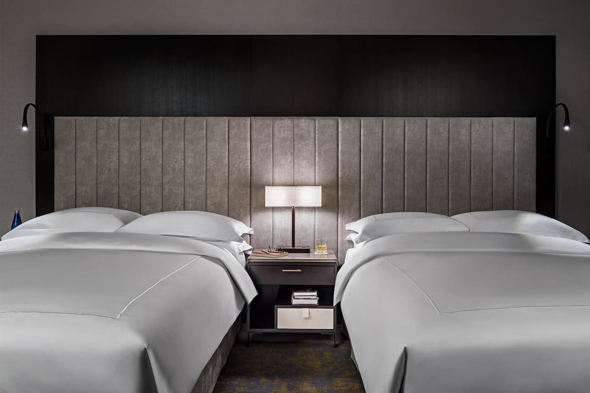 Deluxe Room, 2 Queen Beds (High Floor) | Egyptian cotton sheets, premium bedding, down comforters, pillowtop beds