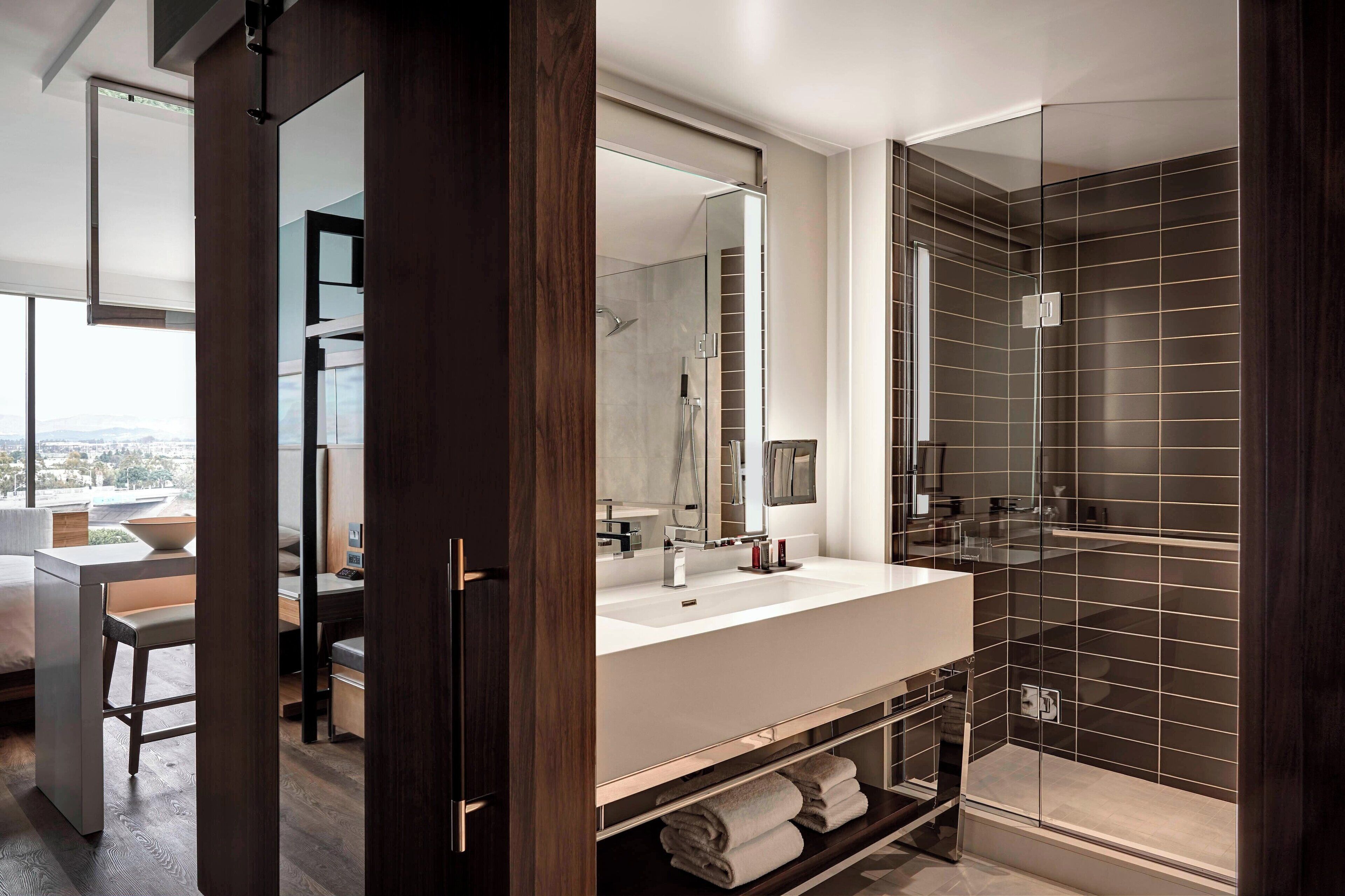 free toiletries, hair dryer, bathrobes, slippers