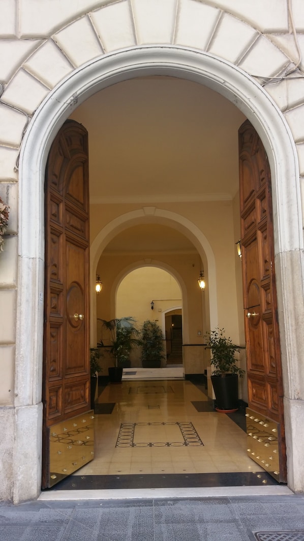 Entrada de la propiedad