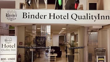 Front of property – evening/night