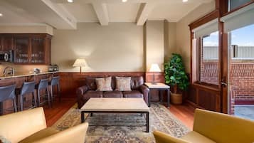 Condo, 1 Bedroom | Living area | Flat-screen TV, DVD player