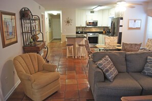 Condo, 3 Bedrooms | Living room - Sea Cloisters 101F by RedAwning (North Myrtle Beach)