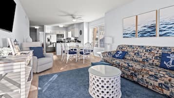 Condo, 3 Bedrooms | Living area | TV, DVD player