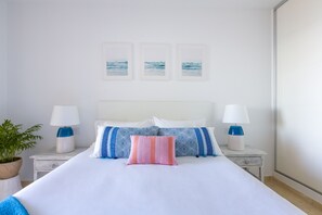 2 bedrooms, in-room safe, iron/ironing board, free WiFi - Beachfront Condo in Marbella Center with 2 Pools & Parking (Marbella)