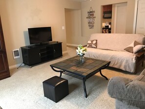 TV, video games, DVD player, books