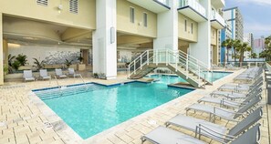 Pool - Ocean 22 by HGVC - July 4th Week - One Bedroom Oceanfront - Sleeps 4 (Myrtle Beach)