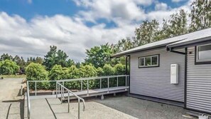 2 Bedroom Family Unit | Individually decorated, individually furnished, laptop workspace - Black on Grey Motel (Geraldine)