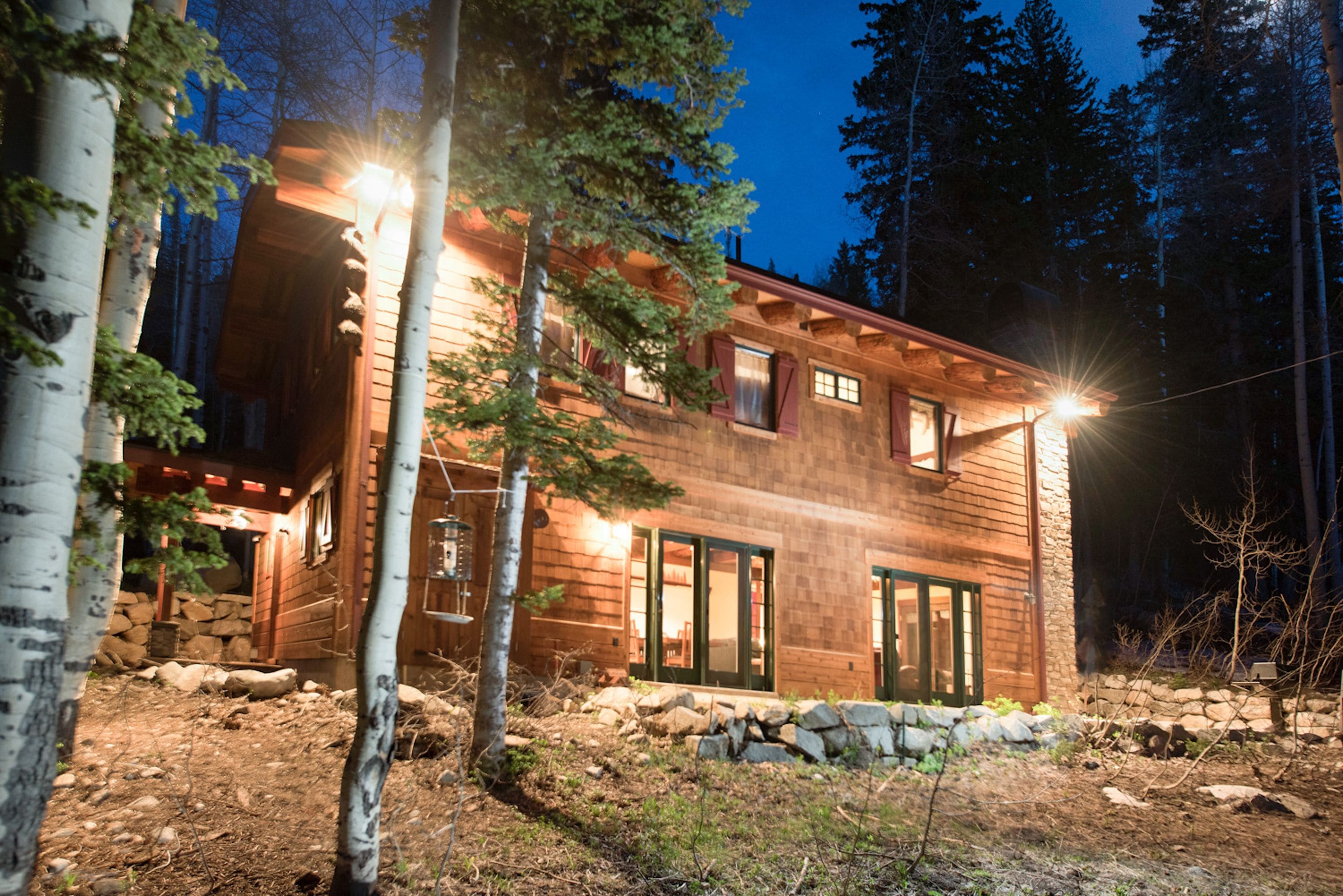 Front of property – evening/night