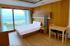 Standard Room, Ocean View | Blackout drapes, free WiFi - Beachvill Condotel (Yangyang)