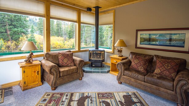 House, Mountain View, Mountainside | Living room - Creekside by Mount Majestic (Brighton)