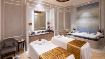 Couples treatment rooms, hot tub, steam room, body treatments