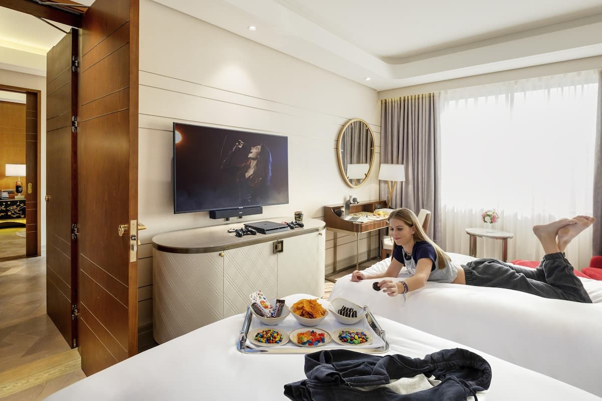 Executive Room, 2 Katil Bujang (Single) | 1 bilik tidur, peralatan tempat tidur premium, gebar bulu kapas