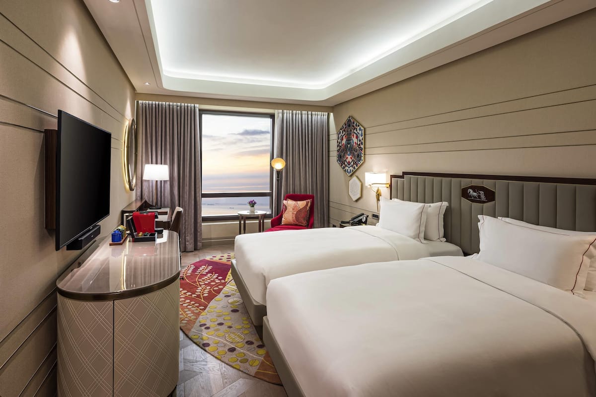 行政客房, 2 張單人床, 可使用俱樂部酒廊, 海灣景 | 1 間睡房、高級寢具、羽絨被、迷你吧