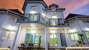 Front of property - evening/night