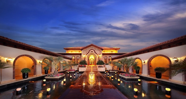 Front of property - evening/night