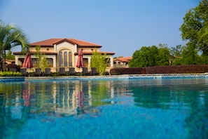 Indoor pool, outdoor pool