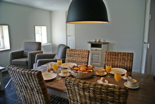 L'appartement Graanzolder 5 Steren isolé gîte à la ferme, la mer
