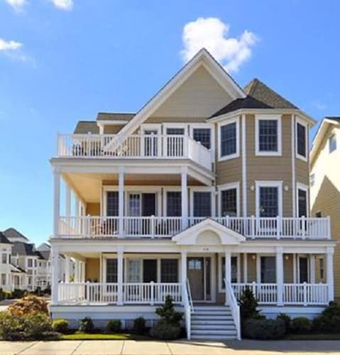 Seas The Moment Beach House - Steps to inlet beach, best views in AC!