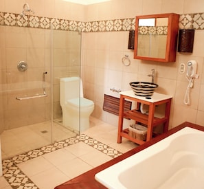 Ducha, toallas