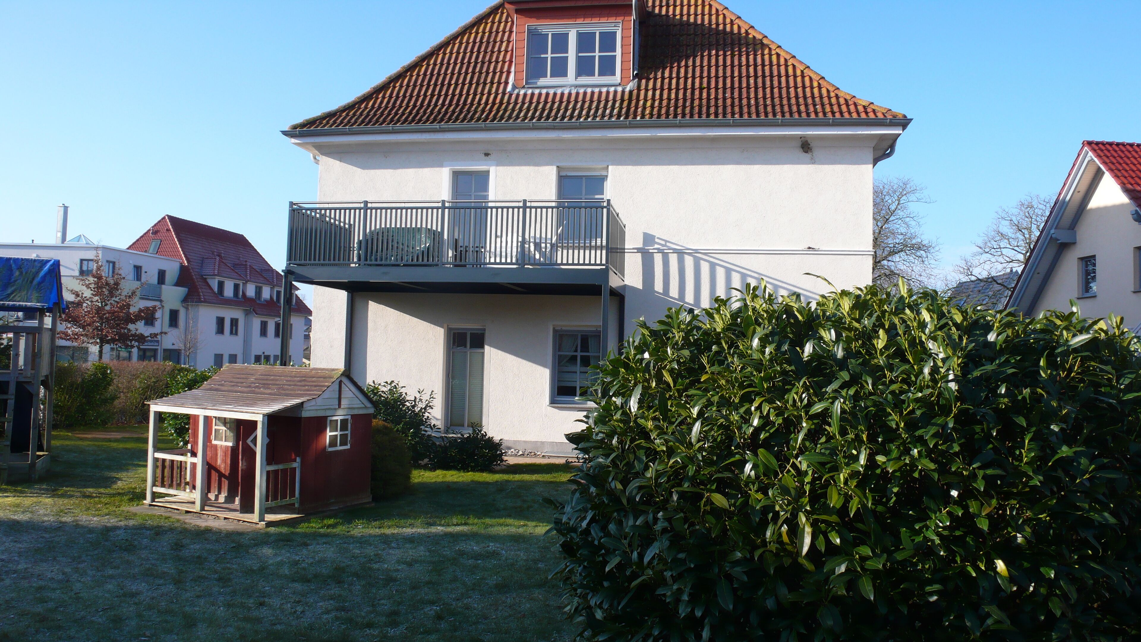 Jetzt hat die Wohnung einen großen Balkon.