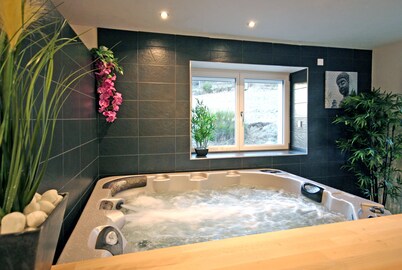 "La Calècherie" Chalet 4 * Etang 20pers Luxe Confort Spa Sauna Billard Gerardmer