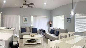 Smart TV, DVD player, books