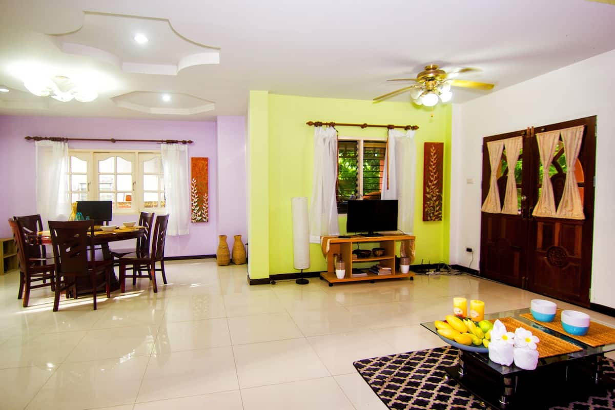 Family Villa, 3 Bedrooms, Pool Access, Executive Level | In-room safe, desk, blackout curtains, iron/ironing board