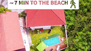 Aerial view - Villa Adelle Bang Tao 2 bedroom house (Choeng Thale)