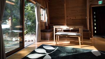 Two-Bedroom House | Living area | Flat-screen TV, DVD player