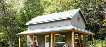 Arcadian Cabin at Bishop Branch, kreekfront, openbare toegang tot het land, geweldige locatie