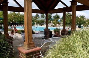 Piscina coperta, una piscina riscaldata