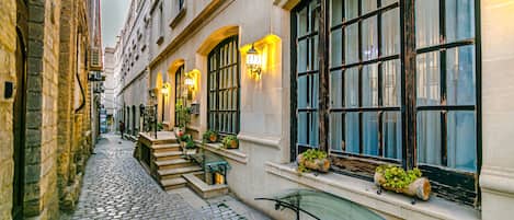 Front of property – evening/night