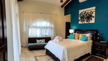 4 slaapkamers, een kluis op de kamer, reisbedje, gratis wifi