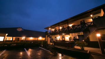 Front of property - evening/night