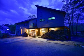 Front of property – evening/night