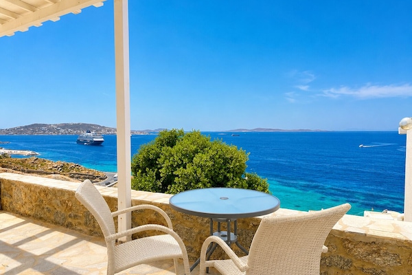 Superior Apartment, 1 Bedroom, Sea View | Terrace/patio
