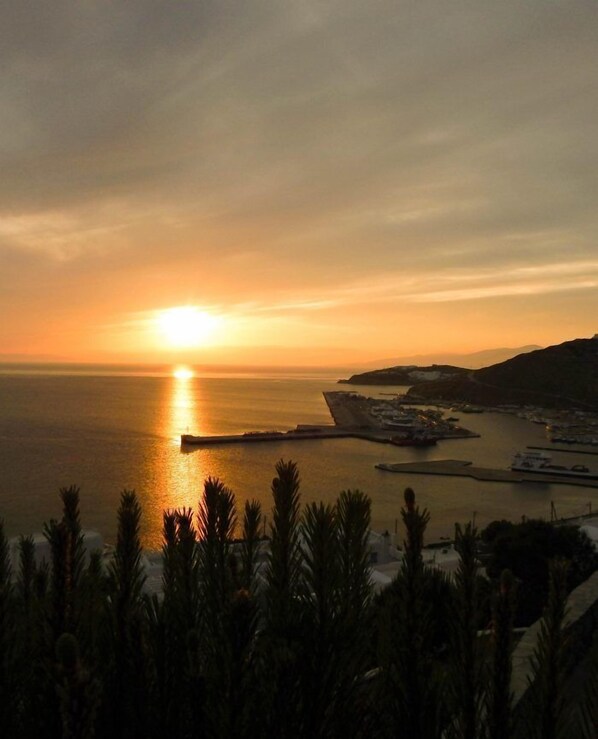 Blick von der Unterkunft