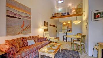 Condo, 2 Bedrooms | Living area | TV